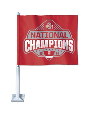 Wincraft Ohio State Buckeyes College Football Playoff 2024 National Champions 11" x 13" Double-Sided Car Flag