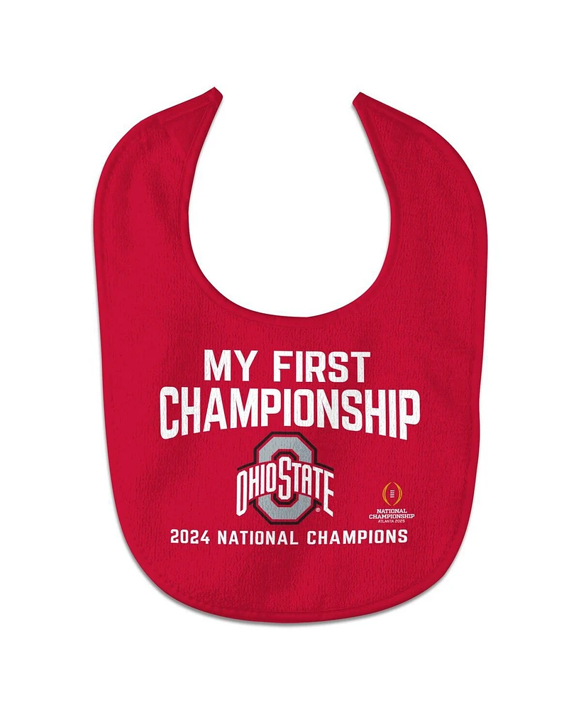 Wincraft Ohio State Buckeyes College Football Playoff 2024 National Champions All Pro Baby Bib