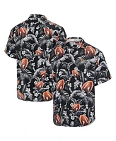 Tommy Bahama Men's Black Texas Longhorns Veracruz Cay First Down Blooms Button-Up Shirt