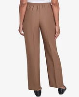 Alfred Dunner Women's Classic Textured Proportioned Short Pant