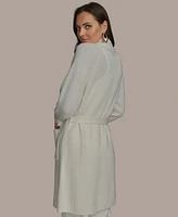 Donna Karan New York Women's Long Belted Cardigan