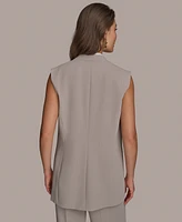 Donna Karan New York Women's Pinstripe Vest, Regular & Petite Sizes