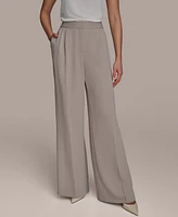 Donna Karan New York Women's Pinstripe Wide-Leg Pants, Regular & Petite Sizes