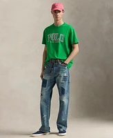 Polo Ralph Lauren Men's Classic-Fit Madras-Logo Jersey T-Shirt