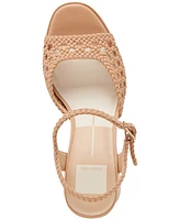Dolce Vita Women's Peyten Woven Two-Piece Platform Dress Sandals