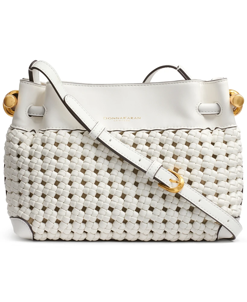 Donna Karan New York Cashmere Woven Small Crossbody Bag
