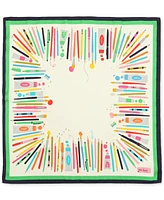 Kate Spade New York Art Supplies Silk Bandana Scarf