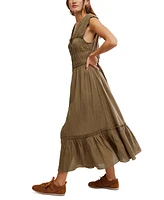 Free People Women's Desert Dazed Cotton Midi Dress
