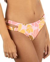 Hurley Juniors' Isola Max Printed Bikini Bottoms