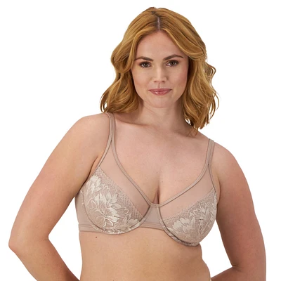 Bali Women's One Smooth U Lace Minimizer Bra DF3386