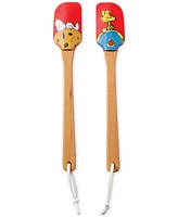 Lenox Chef Snoopy Spatulas, Set of 2, Red