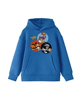 Looney Tunes Space Jam Boys Squad Youth Royal Blue Hoodie-Large