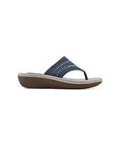 Cliffs by White Mountain Women's Comate Wedge Slip-On Sandals