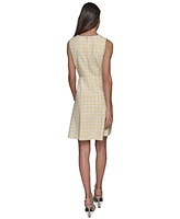 Karl Lagerfeld Paris Women's Boucle Tweed Dress