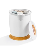 Bathroom Towel Warmer Bucket with Fragrance Holder and Auto Shut