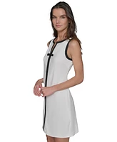 Karl Lagerfeld Paris Women's Contrast Trim Sheath Dress