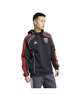 Adidas Men's Black D.c. United 2025 Travel Pullover Hoodie