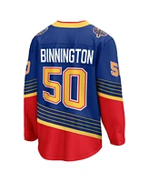 Fanatics Men's Jordan Binnington Royal St. Louis Blues Alternate Premier Breakaway Player Jersey