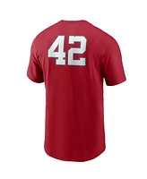 Nike Men's Red Washington Nationals Jackie Robinson Day Team 42 T-Shirt