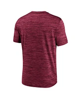 Nike Men's Garnet Florida State Seminoles Campus Center Block Velocity Performance T-Shirt