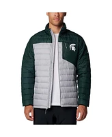 Columbia Men's Gray Michigan State Spartans Double Blitz Omni-Heat Infinity Insulated Full-Zip Jacket