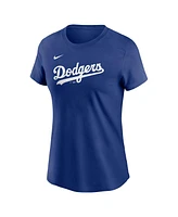 Nike Women's Freddie Freeman Royal Los Angeles Dodgers Fuse Name Number T-Shirt