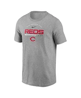 Nike Men's Heather Gray Cincinnati Reds Team Engineered Performance T-Shirt