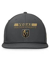 Fanatics Men's Gray Vegas Golden Knights Authentic Pro Prime Snapback Hat