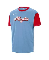 Nike Men's Light Blue Memphis Grizzlies 2024/25 City Edition Courtside Color Block T-Shirt