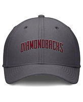 Nike Men's Gray Arizona Diamondbacks Swoosh Performance Flex Hat