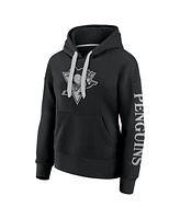 Fanatics Women's Black Pittsburgh Penguins Elements Next Pullover Hoodie