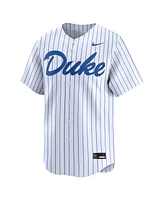 Nike Men's White Duke Blue Devils Home College Limited Baseball Jersey