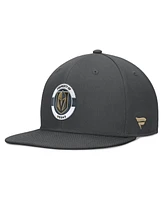 Fanatics Men's Charcoal Vegas Golden Knights Authentic Pro Training Camp Snapback Hat