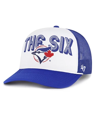 '47 Brand Men's Royal Toronto Blue Jays Retro Region Foam Trucker Adjustable Hat