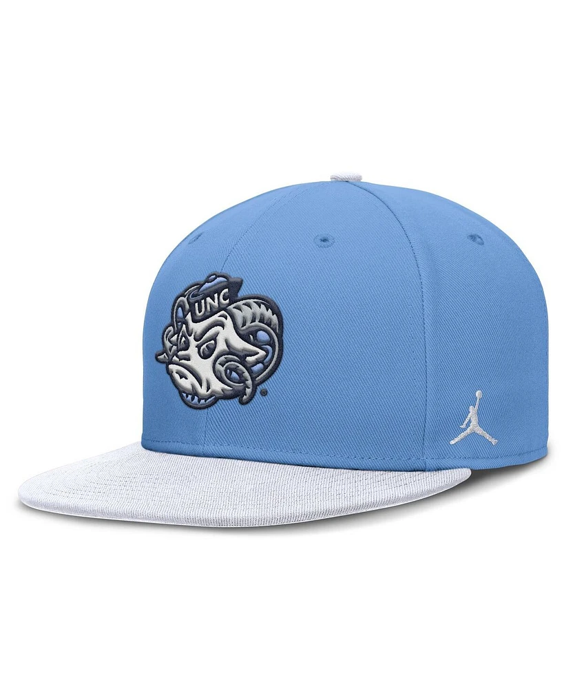 Jordan Men's Carolina Blue/White North Carolina Tar Heels Two-Tone Primetime Performance Fitted Hat