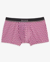 Boss by Hugo Men's Micro-Print Logo Trunks