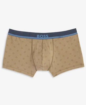 Boss by Hugo Men's Printed Logo Trunks