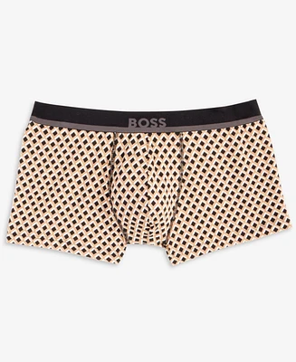 Boss by Hugo Boss Men's Micro-Print Logo Trunks