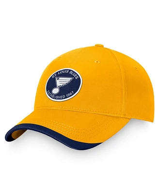 Fanatics Men's Gold St. Louis Blues Fundamental Adjustable Hat