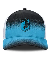 Fanatics Men's Black Minnesota United Fc Libero Trucker Adjustable Hat