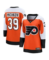 Fanatics Women's Matvei Michkov Orange Philadelphia Flyers Home Premier Breakaway Player Jersey