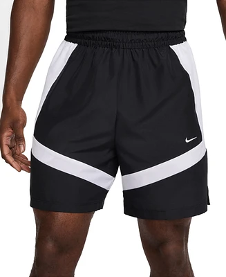 Nike Men's Icon Loose-Fit Colorblocked 6" Basketball Shorts
