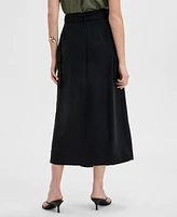 I.n.c. International Concepts Women's Midi Wrap Skirt, Exclusively at Macy's