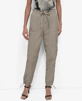 Dkny Women's Tie-Front Cargo Pants