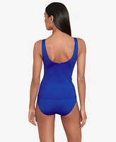 Lauren Ralph Beach Club Solid Ruffle Tankini Top