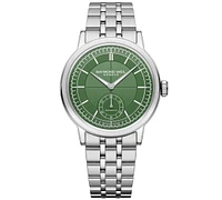 Raymond Weil Men's Swiss Automatic Millesime Small Seconds Stainless Steel Bracelet Watch 40mm