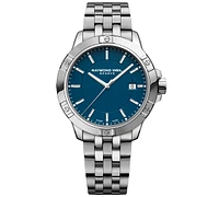 Raymond Weil Men's Swiss Tango Quartz Stainless Steel Bracelet Watch 41mm