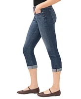 Silver Jeans Co. Women's Suki Mid-Rise Curvy Capri