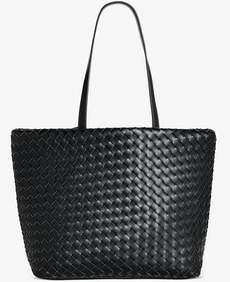 On 34th Extra-Large Woven Tote, Exclusively at Macy's