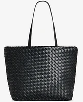On 34th Extra-Large Woven Tote, Exclusively at Macy's